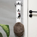 Yohsnor Vertical Wall-Mounted Key Holder – Stylish Entryway Hook Rack, Perfect for Narrow Spaces – Ideal Storage Solution for