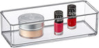 Amazing Abby - Glamour - Acrylic 1-Compartment Makeup Organizer, Transparent Plastic Lipstick Holder, Perfect Bathroom Vanity