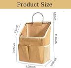 2pcs Wall Hanging Storage Bag,Wall Hanging Organizer Bags with Pockets, Wall Organizer Storage for Dormitory Bathroom Bedroom