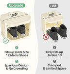 Kitstorack Vertical Shoe Rack: 5 Tiers Stackable Shoe Rack for Closet DIY Free Standing Shoe Organizer Small Shoe Shelf for S