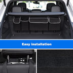 Trunk Organizer - Car Organizer, Car Trunk Organizer, Large Capacity Backseat Trunk Organizers, Collapsible Car Storage Bag wit