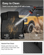 KIWI MASTER Floor Mats for 2021-2026 Ford Bronco Sport, OEM Replacement MP1Z-7813300-AA, Custom Fit All Weather Car Mats, Heavy Duty TPE Floor Liners, Front & Rear 2 Row, Black