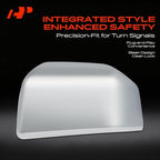 A-Premium Driver Side Rearview Mirror Cover Cap - Compatible with Ford F-150 F150 2015-2020 & Lincoln Navigator 2016-2017 - Chrome
