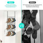 HapiRm Over Door Hat Rack - 3 Tier Wall Mounted Hat Organizer with 30 Movable Clips, Baseball Cap Organizer Storage Holds up 
