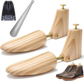 JJDPARTS Wooden Boot Tree, Shoe Tree for Boots, Shoe Stretcher & Shaper for for Men Women