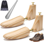 JJDPARTS Wooden Boot Tree, Shoe Tree for Boots, Shoe Stretcher & Shaper for for Men Women