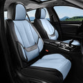 Coverado Seat Covers, Car Seat Covers Front Seats, Leather Seat Covers for Cars, Car Seat Protector Waterproof, Black Car Sea