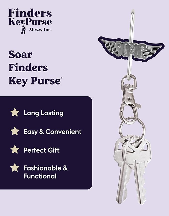 Women’s Bag Charm Key Finder, Car Keychain Hook, Cute Purse Organizer & Tote Bag Accessories, Gifts for Mom - Slim Pickings