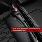 2 PCS Car Seat Gap Filler Organizer, No Drop Vehicle Seam Plug Organizer with Storage Slot, Multifunctional Console Side Gap Filler for Most Vehicles, Car Accessories (Red)
