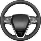 MEWANT Hand Sewn Steering Wheel Cover for Toyota Camry 2018-2019/Toyota Avalon 2019/Toyota Corolla 2019-2020/Toyota RAV4 2019 Steering Wheel Accessories