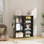 AWTATOS Closet Organizer 6 Cube Storage Shelves Portable Closet Clothes Organizers and Storage Stackable Cubby Shelving for C