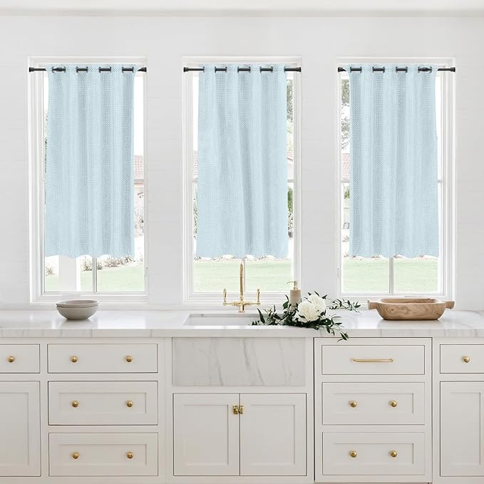 2PCS Small Tension Curtain Rod 11 to 19 Inch,Black Short Curtain Rods No Drilling,Loaded Expandable Spring Curtain Rods for K