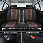 Coverado Car Seat Covers, Seat Covers Full Set, Coffee Car Seat Cover, Auto Seat Covers Front Seats Rear Seat Cover, Luxury C