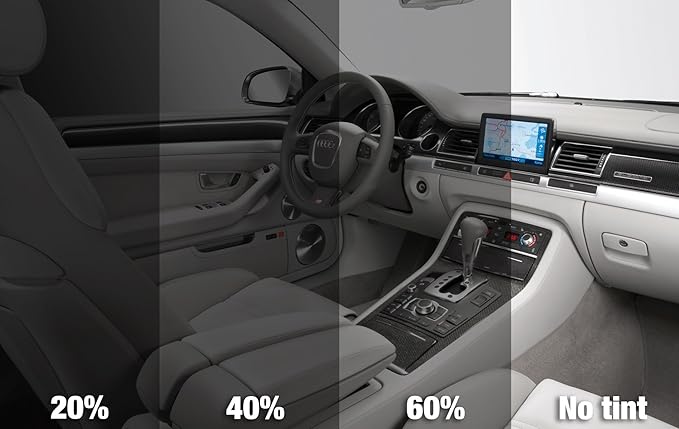 VViViD Complete Car Window Wrap 20% Dark Tint Glass Vinyl Film 30 inches x 60 inches 2-roll Combo Pack