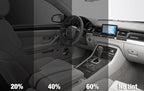 VViViD Complete Car Window Wrap 40% VLT Medium Dark Tint Glass Vinyl Film (30" x 5ft - 2 Roll Pack)