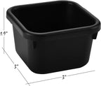Masirs Interlocking Drawer Organizer Bins, Durable Plastic, Various Sizes for Custom Layout Design, Great for Desk Drawer, To