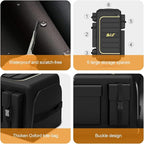 Ergocar Car Trunk Organizer Car Boot Storage Organiser Multi Pocket Car Boot Tidy Storage 3 Times Size Folded Portable Waterp