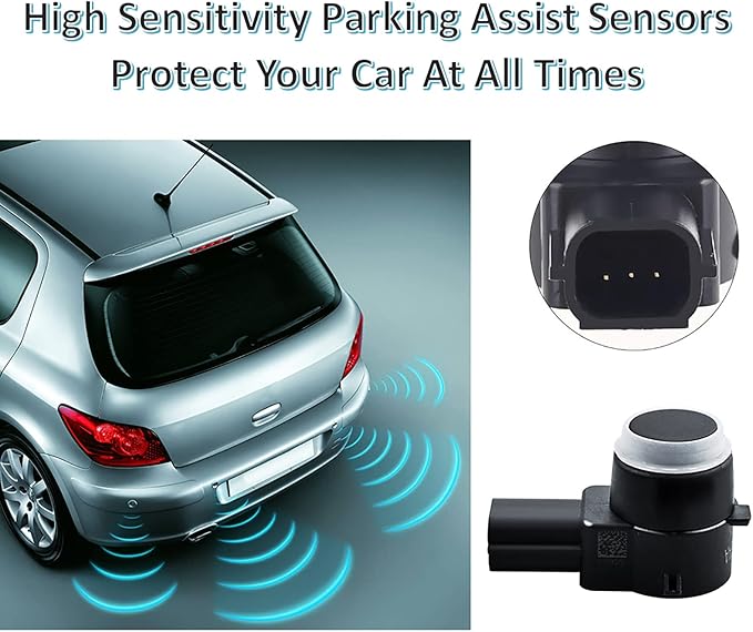 Vod_AutoParts 1ew63tzzaa Parking Assist Sensor Bumper Object Sensor 4 PCS 1EW63AXRAA Replacement for Dodge Ram 1500 Pickup 20