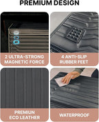 Owleys Car Caddy Organizer Set - 17.7" + 21.6" SUV Trunk Organizer Bundle For Road Trips, Groceries & Tools - Foldable