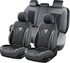 FLORICH Rear Seat Covers Leather Car Seat Covers Waterproof Back Seat Cover Automotive Seat Covers Universal Seat Cushion Pro