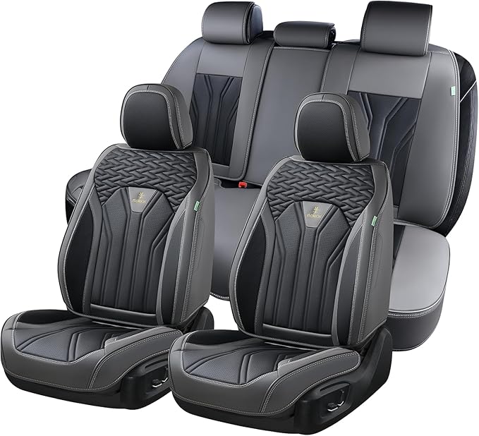 FLORICH Rear Seat Covers Leather Car Seat Covers Waterproof Back Seat Cover Automotive Seat Covers Universal Seat Cushion Pro