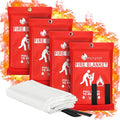 Lancryen Emergency Fire Blanket, Fire Extinguisher Blanket, Fire Suppression Fabric, Flame Retardant Towel Fire Safety Cloth 