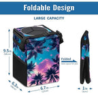 Car Trash Can – Multi-Purpose, Lightweight and Portable with Durable Water-Resistant Coating, No Installation Required, Practical and Ample Capacity, Variety of Colors.Coconut Tree