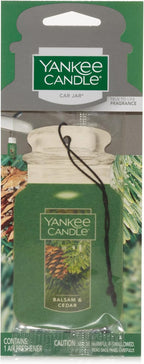 Yankee Candle Paper Car Jar, Balsam & Cedar (Pack of 6)