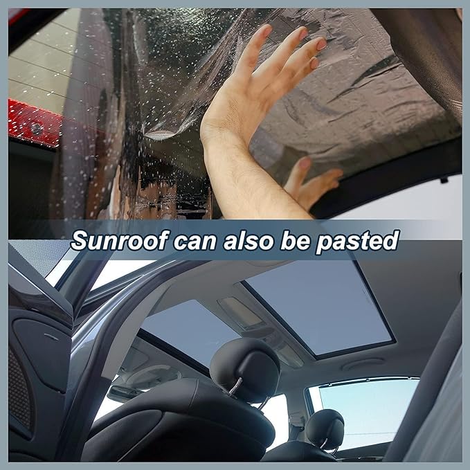 TOYOCO Window Tint Film for Cars, 20% VLT 24" in x 15'Ft Ceramic Window Tints, Blocks 99% UV & IR Rays, Heat Resistant Anti Glare Film for Windshield, Scratch Resistant Sun Shade Auto Tint Roll