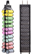 Legging Storage Bag Storage Hanger Can Holds 24 Leggings or Shirts Jeans Compartment Storage Hanger, Foldable Leggings Organi