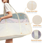 Collapsible Laundry Baskets with Easy Carry Handles, 95L Clothes Hamper for Storage, Foldable Laundry Basket Tear-proof, Larg