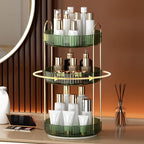 YCIA&DONE 360 Rotating Makeup Organizer and Storage for Vanity Countertop 3 Tiers, High Capacity Cosmetic Skincare Perfume Or