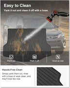 KIWI MASTER Cargo Mat for 2013-2018 Toyota RAV4 (Non-Hybrid), OEM Replacement PT908-42135, Custom Fit All Weather Rear Cargo Liner, Heavy Duty TPE Tray Trunk Mat, Black