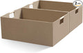 Foldable Fabric Storage Cubes, 2 Packs Cloth Storage Baskets with Wooden Handles, Collapsible Shelf Closet Organizer Bins, Re