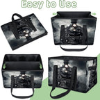 Reusable Grocery Bag Foldable Shopping Tote Bag with Handles Reusable Shopping Bags Large Kitchen Grocery Bags
