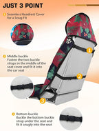 Universal Car Seat Cover Towel, Waterproof Washable Sweat Protection for Front Bucket Seats, Non-Slip Fit, Fits Cars SUVs Tru