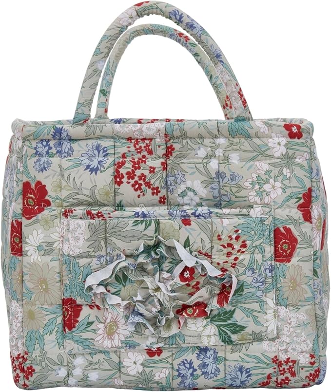 Boho Fabric Storage Basket, Large Capacity Laundry Basket, 12.2'' x 10.23'' x 10.23'' Collapsible Laundry Hamper with Easy Ca