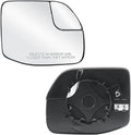 Replacement Passenger Right Side Door Mirror Glass Heated with Back Plate and Blind Spot Glass for 2022-2025 Ford Maverick Bronco Sport