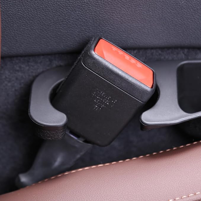Supin Car Seat Gap Filler Set of 2, Multifunctional Seat Side Gap Filler with Organizer & Hook Function& 2 Storage for Stabilizing Phone,Keys Wallet, Fill The Gap Between Seat & Console (Black)