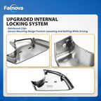 Right Rearview Mirror Cover Bracket, Compatible with Tesla Model 3 2017-2024, Side Mirror Base Cover Replacement Part, Suitable for Tesla Model 3 Accessories（Chrome）