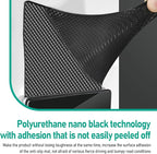 leechio 2 PCS Car Dashboard Anti-Slip Mat, 10.63" x 5.9" Grid Anti Slip and Heat-Resistant Instrument Dash Mat, Dashboard Acc
