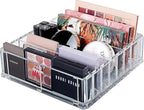 Makeup Organizer for Eyeshadow Palette Organizer, 8 Section Divided Makeup Palette Holder for Vanity Drawer Countertop