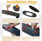 Sun Visor Vanity Mirror Covers Driver or Passenger Side Visor Mirror Lid Replacement for Porsche 996/997-911 986/987 for Boxster for Cayman 1996-2010 1Pcs Black