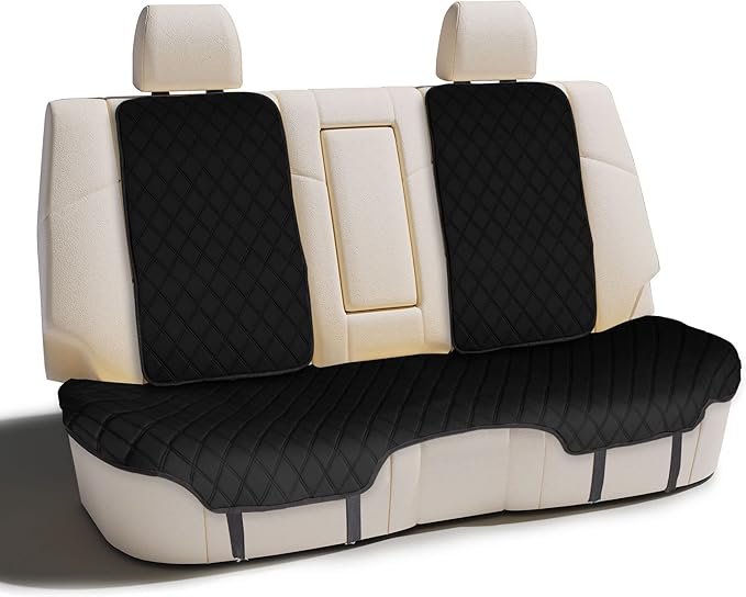 FH Group Car Seat Cushion Neosupreme Automotive Seat Cushions - Universal Fit, Rear Car Seat Cushion, Car Seat Cushions With 