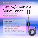 Pioneer RD-HWK300 USB-C Hardwire Kit for Compatible Dash Cams – 12-24V to 5V with Low Voltage Protection, Fuse Safety, Parkin