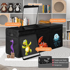 Extra Large Toy Box, Collapsible Sturdy Toy Storage Organizer with Lids, 155L Storage Box for Boys Girls, 42"x16"x14" Kids Bi