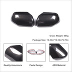 Car Door Rear View Mirror Cap Trim Cover Compatible with Toyota Tundra/Sequoia 2022-2025 Outside Side Rearview Mirror Protector Decoration ABS Accessories, Only Fit With Turn Signal Lights Version