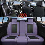 Coverado Car Seat Covers Front Seats, Seat Covers for Cars, Car Seat Protector, 2-Pack Car Seat Cushion Nappa Leather, Waterp