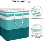 StorageRight Large Collapsible Laundry Basket Hamper with Easy Carry Handles，Freestanding Clothes Hampers for Laundry, Bedroo