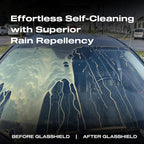 Nasiol GlasShield Nano Rain Repellent Spray Kit, Windshield&Glass Ceramic Coating, Super Hydrophobic to 30000 Miles, Super Ea